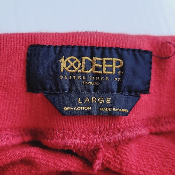 10.Deep Colourblock Fleece Shorts - Picture 6 of 6